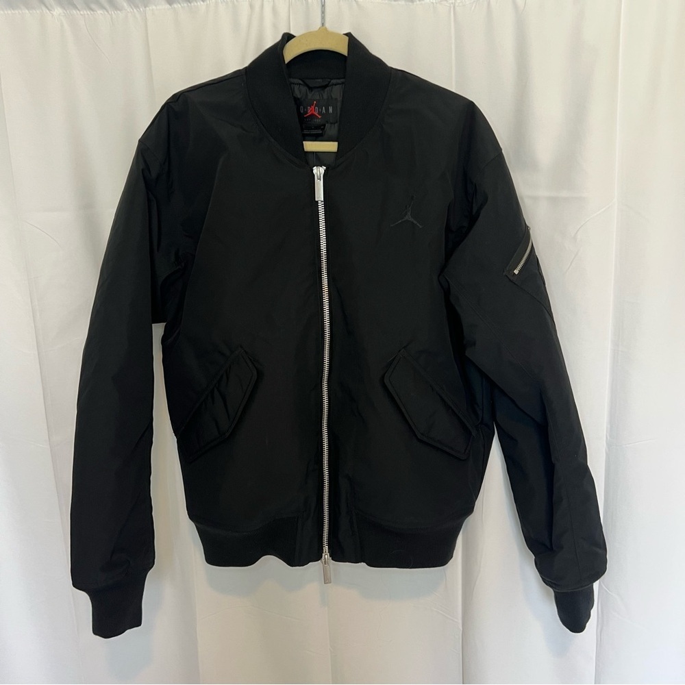 New Men's Nike Air Jordan Coat Size Small S Black Jacket NWT $250 MSRP - Picture 4 of 9